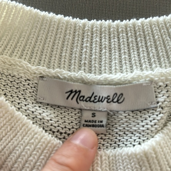 NWOT Madewell Loose-Knit Crewneck Sweater - Picture 6 of 7